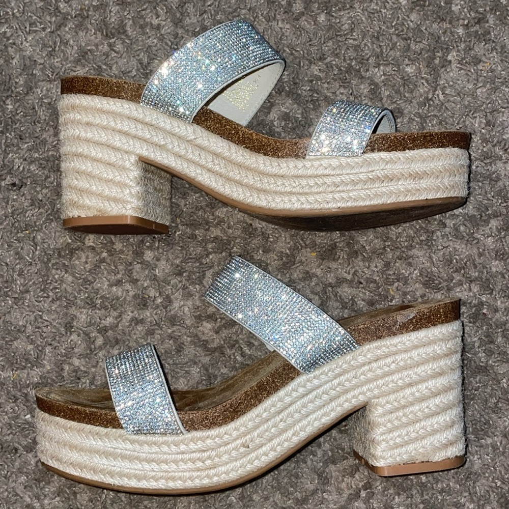 MaddenGirl Womens Emerson Platform Sandals Chunky BlockHeel Espadrille sandals - Picture 11 of 11